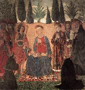 BALDOVINETTI, Alessio Madonna and Child with Saints ghg oil painting